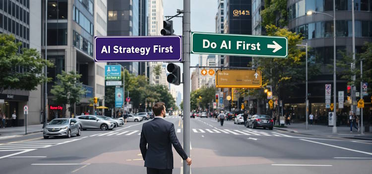 AI-Strategie: eerst doen, dan doordenken